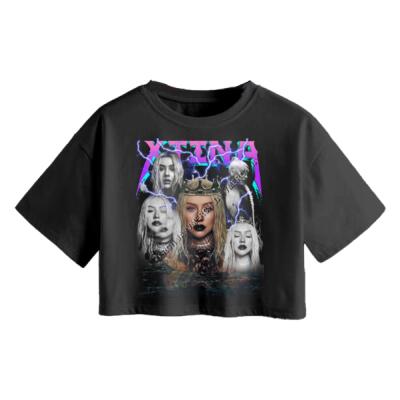 Xtina Dark Crop Top Miniatura