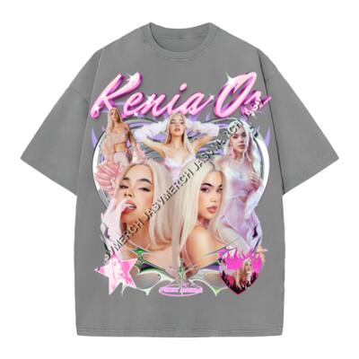 Kenia Os Pink Aura Oversized Peso Completo Miniatura