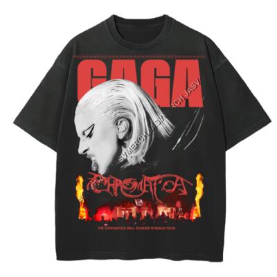 Gaga Chromatica Ball Film Oversized Peso Completo Miniatura