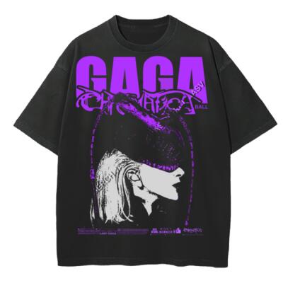 Gaga Chromatica Film Premier Oversized Peso Completo Miniatura