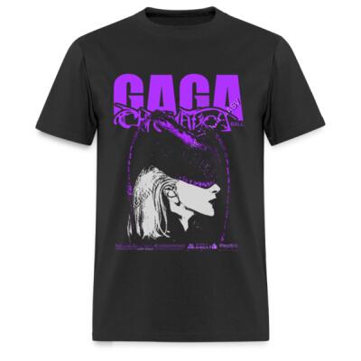 Gaga Chromatica Film Premier Playera Regular Miniatura