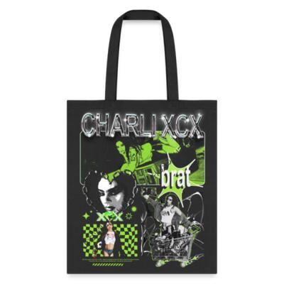 Charli XCX BRAT ALBUM Tote Bag Miniatura