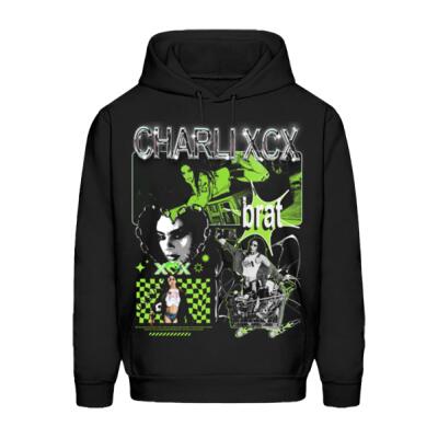Charli XCX BRAT ALBUM Hoodie Miniatura