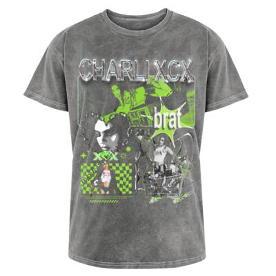 Charli XCX BRAT ALBUM Acid Wash Miniatura