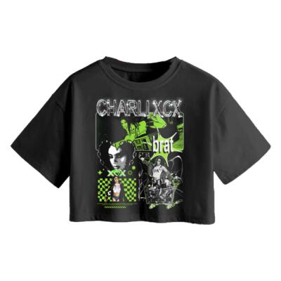 Charli XCX BRAT ALBUM Crop Top Miniatura