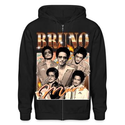 Bruno Mars Zip Up Hoodie Miniatura