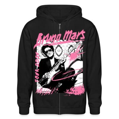 Bruno Mars Tour 2024 Zip Up Hoodie Miniatura