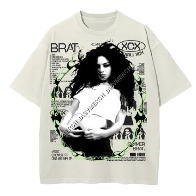 Charli XCX BRAT ALBUM Oversized Peso Completo Miniatura