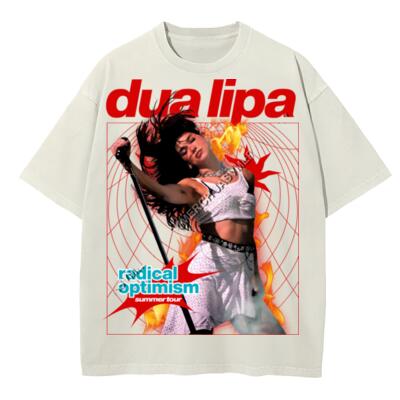 Dua Lipa Radical Optimism Summer Tour Oversized Peso Completo Miniatura