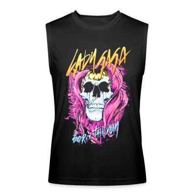 Born This Way Skull Sin Mangas Miniatura