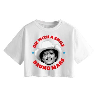 Bruno Mars Die With a Smile Crop Top Miniatura