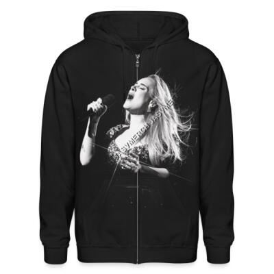 Adele In Munich Zip Up Hoodie Miniatura
