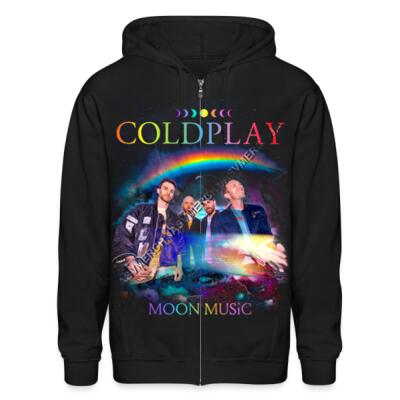 Coldplay Zip Up Hoodie Miniatura