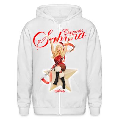 Sabrina Carpenter Xmas Zip Up Hoodie Miniatura