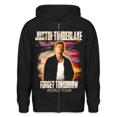 Justin Timberlake Tour Zip Up Hoodie Miniatura