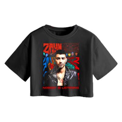 Zayn Nobody Is Listening Crop Top Miniatura