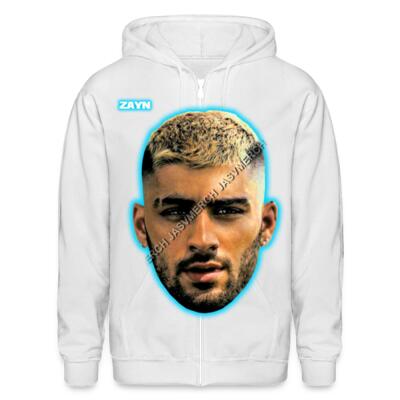Zayn Face Zip Up Hoodie Miniatura
