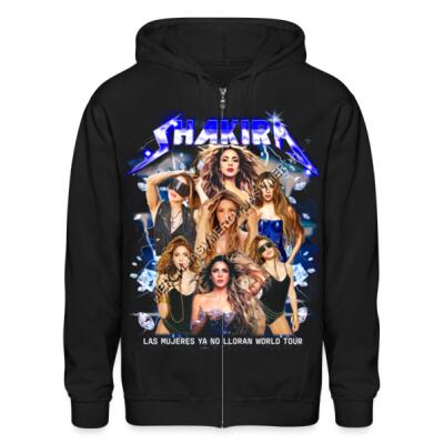 Shakira Metal Zip Up Hoodie Miniatura