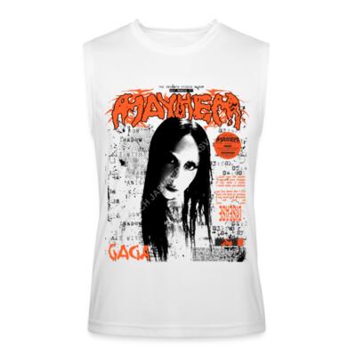 Mayhem White Sin Mangas Miniatura