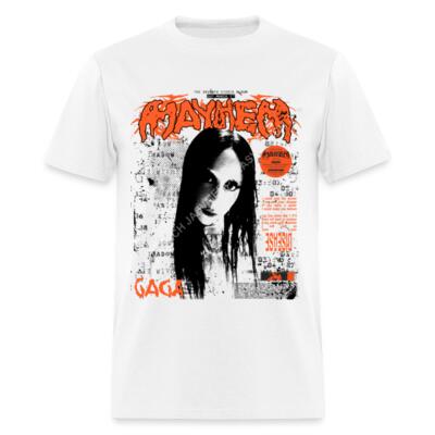 Mayhem White Playera Regular Miniatura
