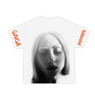 Mayhem White Face Playera Regular Miniatura