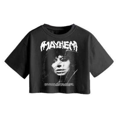 Mayhem ArtCover Crop Top Miniatura