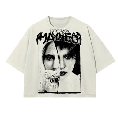Mayhem White Cover Oversized Peso Completo BOXY FIT Miniatura