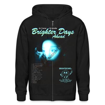 Ariana Grande Brighter Days Zip Up Hoodie Miniatura