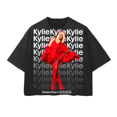 KYLIE tension tour 2025 Oversized Peso Completo BOXY FIT Miniatura