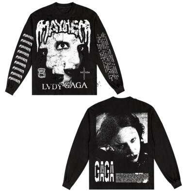 Mayhem Dark Manga Larga Sin Mangas Miniatura