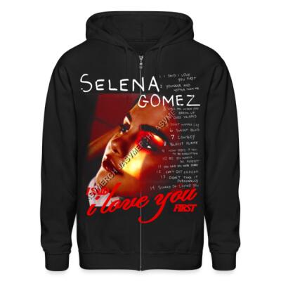 Selena Gomez I Said I Love You First Zip Up Hoodie Miniatura