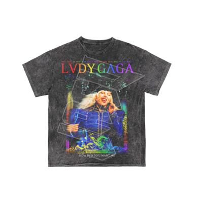 LADY GAGA How Bad Do U Want Me Acid Wash Miniatura