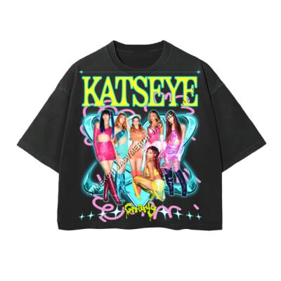 KATSEYE OverSized Peso Completo Boxy fit Miniatura