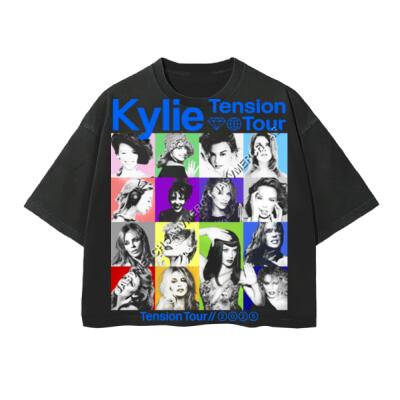 Kylie Tension Tour Eras Oversized Peso Completo Boxy Fit Miniatura