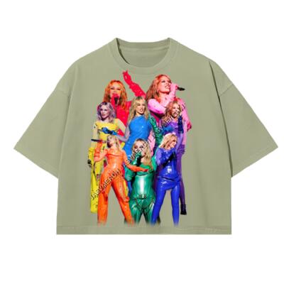 Kylie Tension Tour Rainbow Oversized Peso Completo BOXY FIT Miniatura