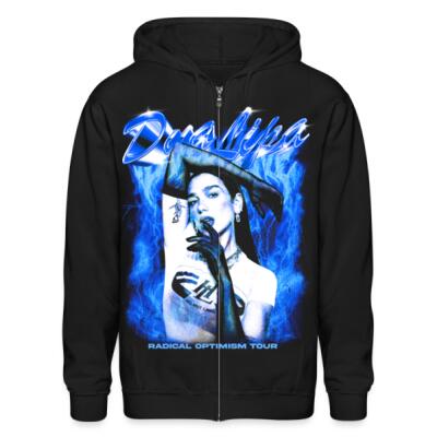 Dua Lipa Radical Optimism Tour Zip Up Hoodie Miniatura