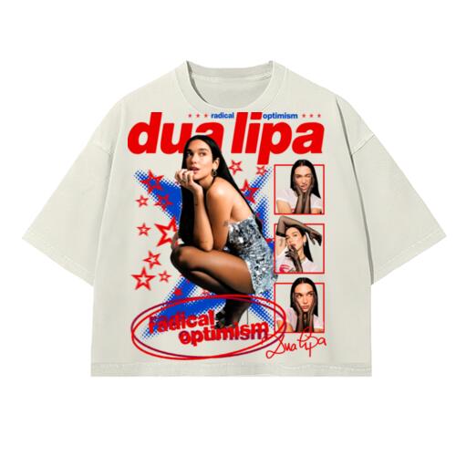 Dua Lipa Radical Optimism ★ Oversized Peso Completo BOXY FIT Miniatura