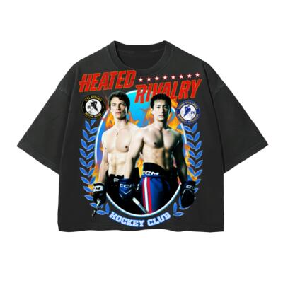 Heated Rivarly Oversized Peso Completo Boxy Fit Miniatura