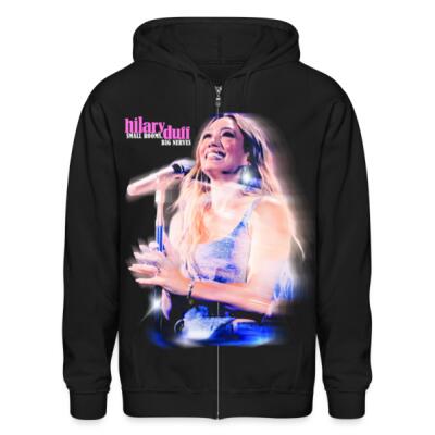 Small Rooms, Big Nerves Zip Up Hoodie Miniatura