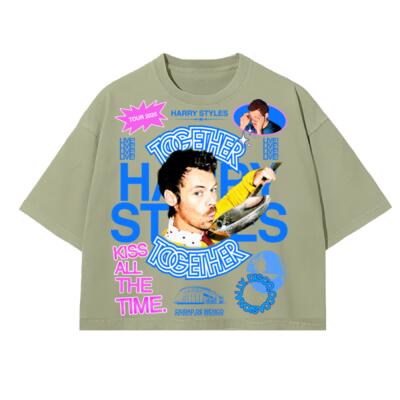 Harry Styles TOGETHER TOGETHER Oversized Peso Completo Boxy Fit Miniatura
