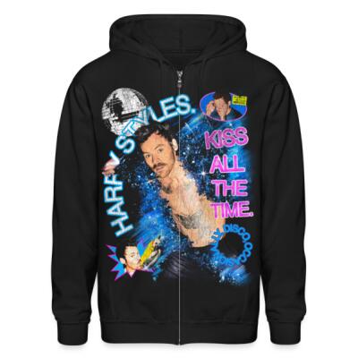 HS Kiss All The Time Zip Up Hoodie Miniatura