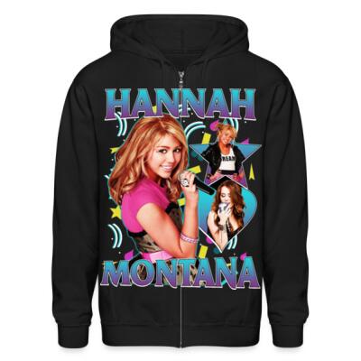 Hannah Montana Zip Up Hoodie Miniatura