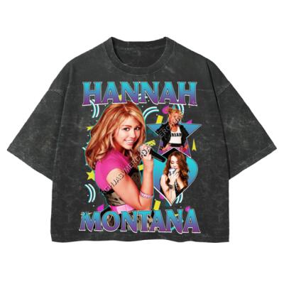 Hannah Montana Mineral Wash Peso Completo BOXY FIT Miniatura