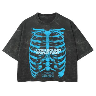 LORDE ULTRASOUND Oversized Mineral Wash Peso Completo BOXY FIT Miniatura