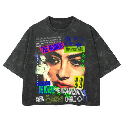 THE MOMENT Mineral Wash Oversized Peso Completo BOXY FIT Miniatura