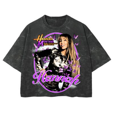 Hannah Mineral Wash Oversized Peso Completo BOXY FIT Miniatura