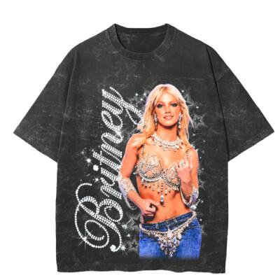 Britney Bling Mineral Wash Oversized Peso Completo Miniatura