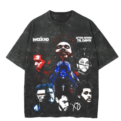 The Weeknd After Hours Mineral Wash Oversized Peso Completo Miniatura