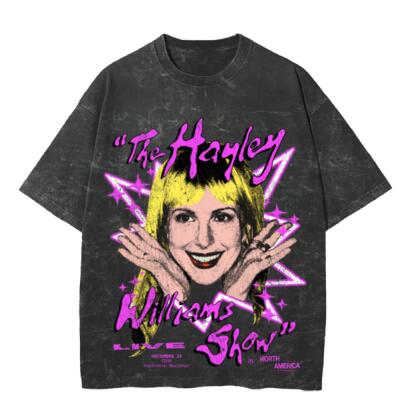 Hayley Williams Oversized Peso Completo MINERAL WASH Miniatura