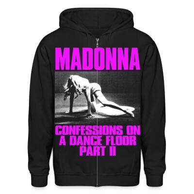 Madonna Confessions Color Block Zip Up Hoodie Miniatura